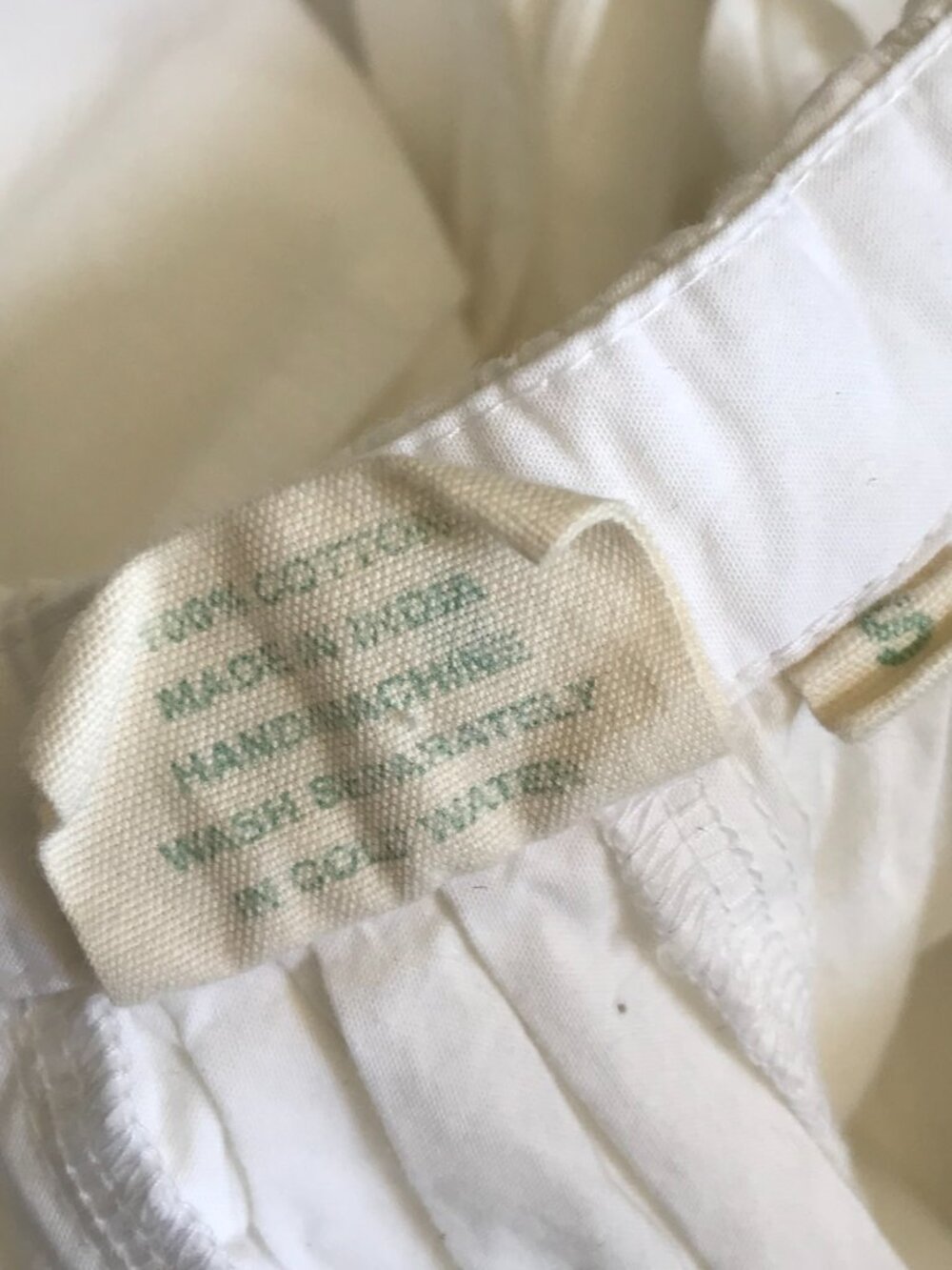 Julia Amory Cryder Midi Dress Womens Small White Sleeveless Cotton Poplin Tie - Picture 7 of 11